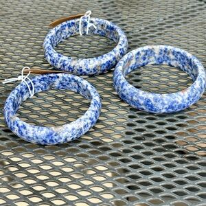 Natural Blue-vein Stone Bangle 58-61mm